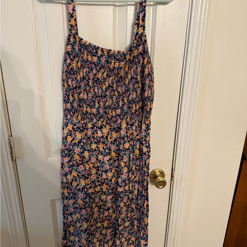 Old Navy Floral Smocked Dress